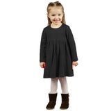 Black Long Sleeve Cheer Dress