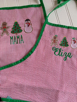 Kids Christmas Cookie Apron