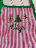 Kids Christmas Cookie Apron